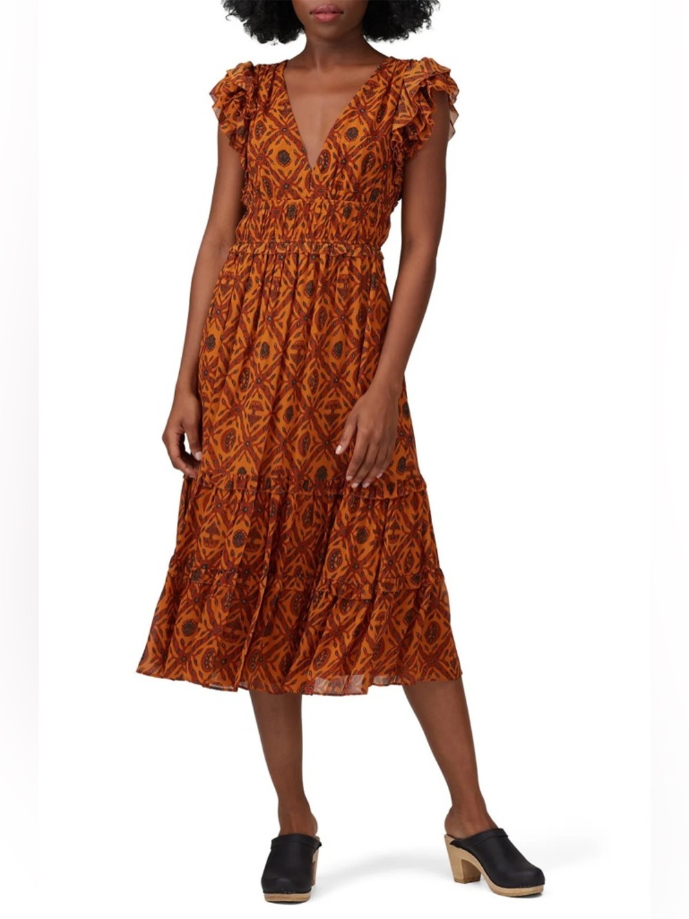 Ulla Johnson Printed Anika Dress Size 8
